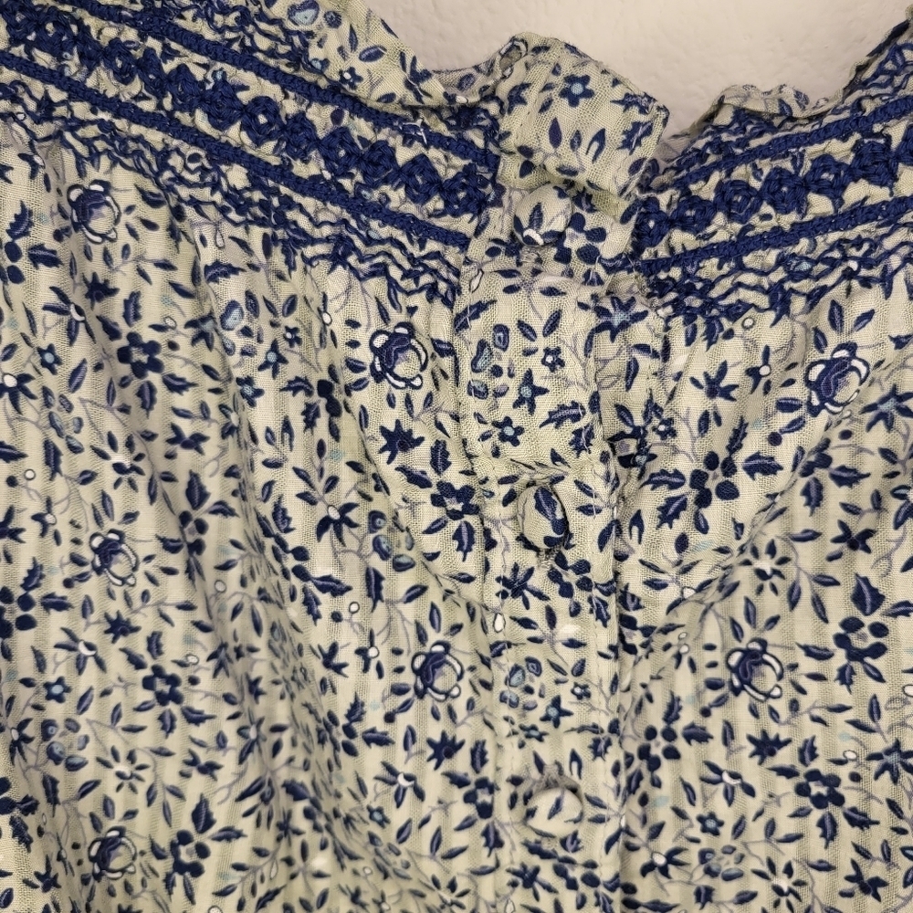 Glassware Blue Jeanette Midi Top in Florentine Floral - Picture 7 of 7
